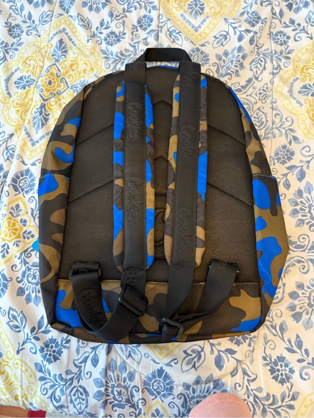 Cookies Blue & Brown Camo Backpack for Men